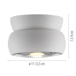 Neuhaus PURE® LED Deckenleuchte PURE Move, snow, dimmbar, dreh- und schwenkbar, Tronicdimmer