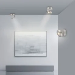Neuhaus PURE® LED Deckenleuchte PURE Oculis, diamond, Tronicdimmer, dreh+schwenkbar