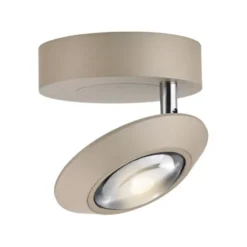 Neuhaus PURE® LED Deckenleuchte PURE Oculis, bronce, Tronicdimmer, dreh+schwenkbar