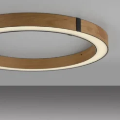 Neuhaus PURE® LED Deckenleuchte PURE LINES ROUND, Eiche geölt, 50 cm, dimmbar