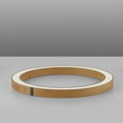 Neuhaus PURE® LED Deckenleuchte PURE LINES ROUND, Eiche geölt, 50 cm, dimmbar