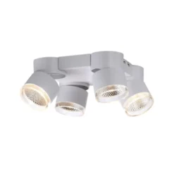 Neuhaus PURE® LED Deckenleuchte PURE Nola weiß 4 flammig drehbar dimmbar