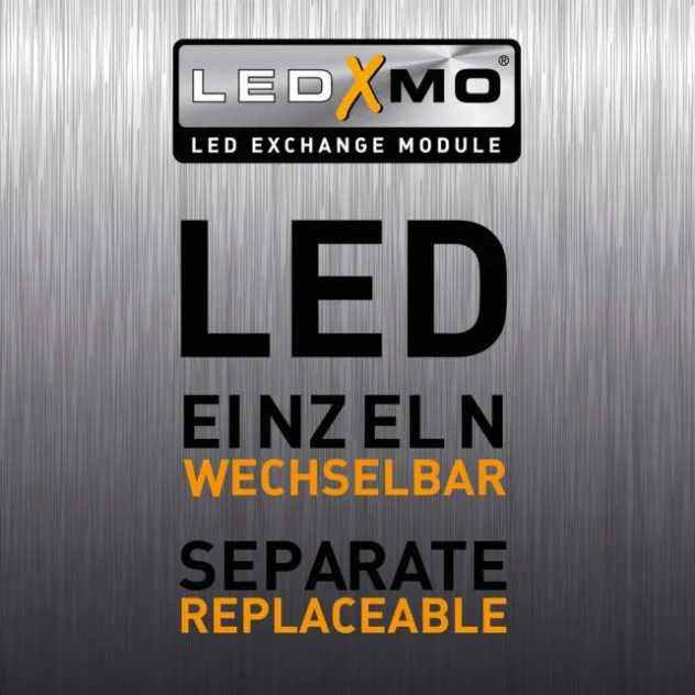 Neuhaus PURE® LED-Deckenleuchte PURE Gemin, Aluminium gebürstet, puristisches Design