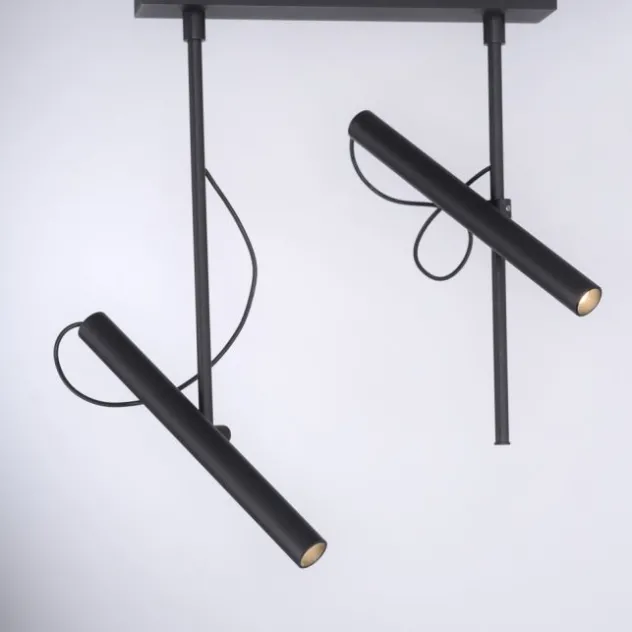 Neuhaus PURE® LED Deckenleuchte PURE Tutua, 2-flammig, schwarz, drehbar