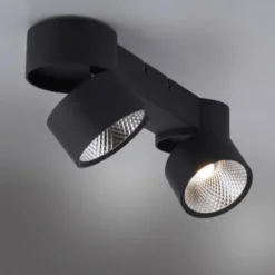 Neuhaus PURE® LED Deckenleuchte PURE Nola, schwarz, 2-flammig, drehbar, dimmbar
