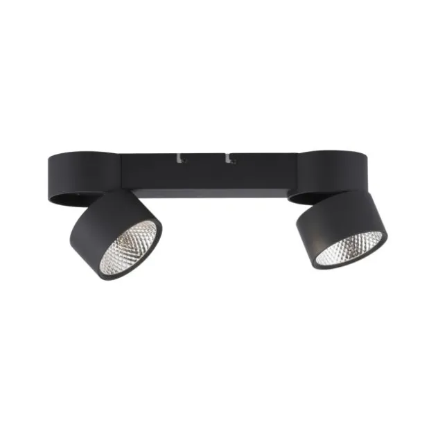 Neuhaus PURE® LED Deckenleuchte PURE Nola, schwarz, 2-flammig, drehbar, dimmbar