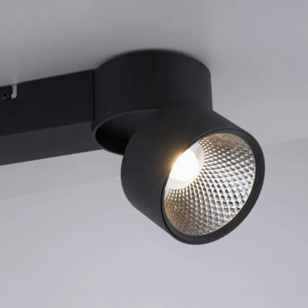 Neuhaus PURE® LED Deckenleuchte PURE Nola, schwarz, 2-flammig, drehbar, dimmbar