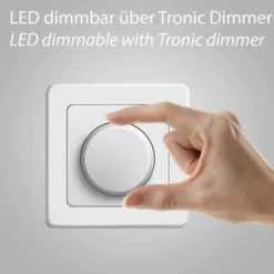 Neuhaus PURE® LED Deckenleuchte PURE Cup, bronce, dimmbar, dreh- und schwenkbar