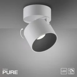 Neuhaus PURE® LED Deckenleuchte PURE Cup, snow (weiß), dimmbar, dreh und schwenkbar