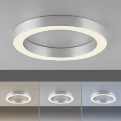 Neuhaus PURE® LED Deckenleuchte PURE Lines Round, diamond (alu), 35 cm, dimmbar