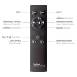 Neuhaus PURE® LED Deckenstrahler PURE Mira, diamond (alu), 6-flammig, dimmbar, CCT