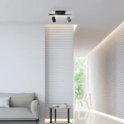 Neuhaus PURE® LED Deckenstrahler PURE Mira, black-pearl, 2-flammig, dimmbar, CCT