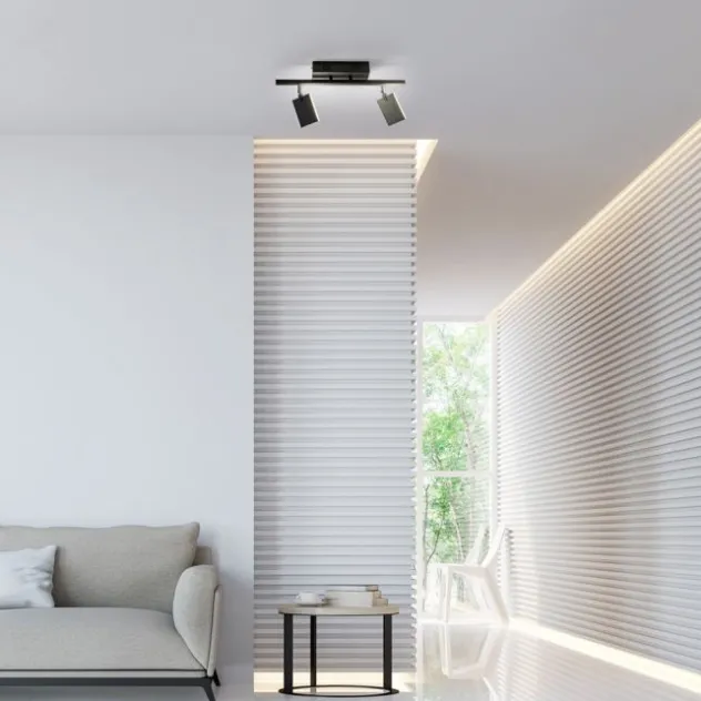 Neuhaus PURE® LED Deckenstrahler PURE Mira, black-pearl, 2-flammig, dimmbar, CCT