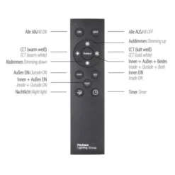 Neuhaus PURE® LED-Panel PURE Neo, Alu, 45x45cm, CCT, Fernbedienung
