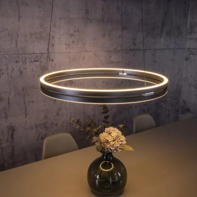Neuhaus PURE® LED Pendelleuchte PURE E-Loop mystic grey (grau)