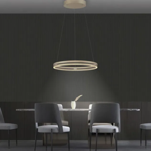 Neuhaus PURE® LED Pendelleuchte PURE E-Loop, bronce