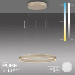 Neuhaus PURE® LED Pendelleuchte PURE E-Loop, bronce