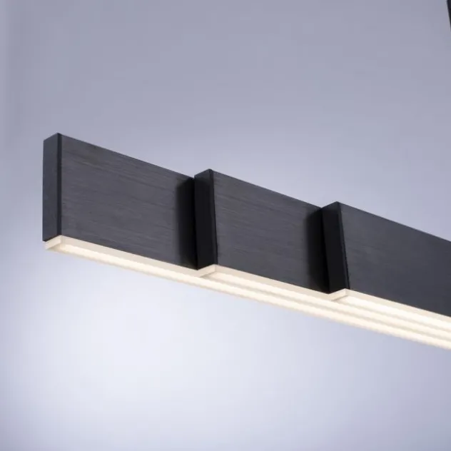 Neuhaus PURE® LED Pendelleuchte PURE Moto e-SLIDE® platin (grau)