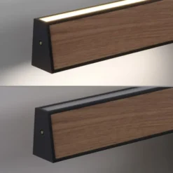 Neuhaus PURE® LED Pendelleuchte PURE E-Motion oak/black pearl