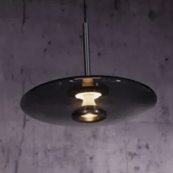 Neuhaus PURE® LED Pendelleuchte PURE E-Vitrum, platin (grau), höhenverstellbar