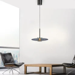 Neuhaus PURE® LED Pendelleuchte PURE E-Vitrum, platin (grau), höhenverstellbar