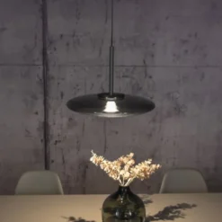 Neuhaus PURE® LED Pendelleuchte PURE E-Vitrum, platin (grau), höhenverstellbar