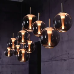 Neuhaus PURE® LED Pendelleuchte PURE E-Infinity, bronce mit e-Slide Funktion
