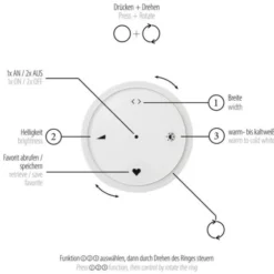 Neuhaus PURE® LED Pendelleuchte PURE E-Infinity, bronce mit e-Slide Funktion