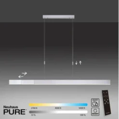 Neuhaus PURE® LED Pendelleuchte PURE Moto e-SLIDE® diamond (alu)
