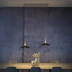 Neuhaus PURE® LED Pendelleuchte Pure Moon, bronce, höhenverstellbar, dimmbar