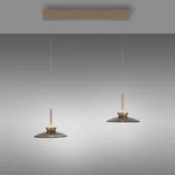 Neuhaus PURE® LED Pendelleuchte Pure Moon, bronce, höhenverstellbar, dimmbar