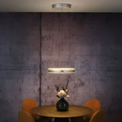 Neuhaus PURE® LED Pendelleuchte PURE E-Loop stone (alu)
