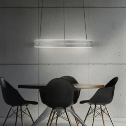 Neuhaus PURE® LED Pendelleuchte PURE E-Loop stone (alu)