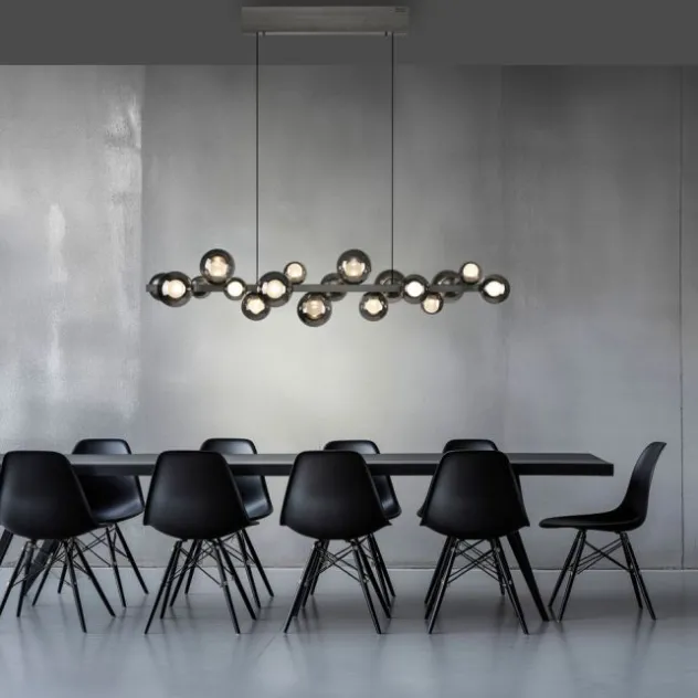 Neuhaus PURE® LED Pendelleuchte PURE E-Popup platin (grau)
