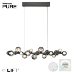 Neuhaus PURE® LED Pendelleuchte PURE E-Popup platin (grau)