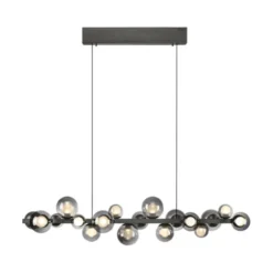 Neuhaus PURE® LED Pendelleuchte PURE E-Popup platin (grau)