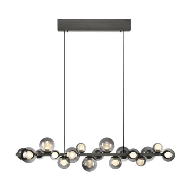 Neuhaus PURE® LED Pendelleuchte PURE E-Popup platin (grau)