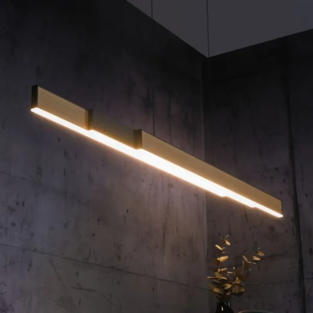 Neuhaus PURE® LED Pendelleuchte PURE Moto-Rise oak/black pearl