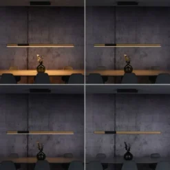 Neuhaus PURE® LED Pendelleuchte PURE Moto-Rise oak/black pearl