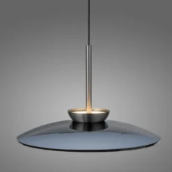 Neuhaus PURE® LED Pendelleuchte PURE E-Moon, platin (grau) Fernbedienung