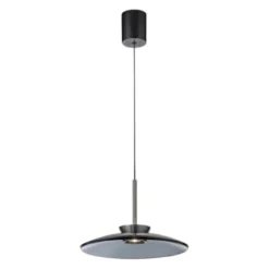 Neuhaus PURE® LED Pendelleuchte PURE E-Moon, platin (grau) Fernbedienung