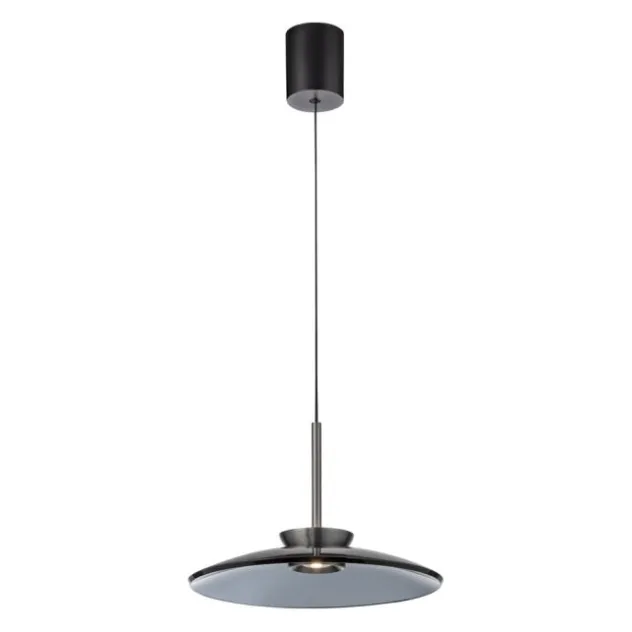Neuhaus PURE® LED Pendelleuchte PURE E-Moon, platin (grau) Fernbedienung