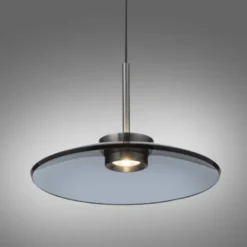 Neuhaus PURE® LED Pendelleuchte PURE E-Moon, platin (grau) Fernbedienung