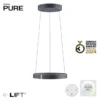 Neuhaus PURE® LED Pendelleuchte PURE E-Clipse mystic grey (grau)