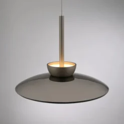 Neuhaus PURE® LED Pendelleuchte PURE Moon, bronce, 3-flammig, Lift, dimmbar