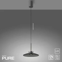 Neuhaus PURE® LED Pendelleuchte PURE Moon platin (grau) höhenverstellbar