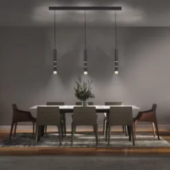 Neuhaus PURE® LED Pendelleuchte PURE Vega, schwarz, 3-flammig, mit Lichtmodi
