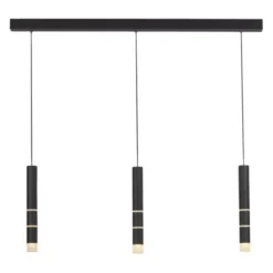 Neuhaus PURE® LED Pendelleuchte PURE Vega, schwarz, 3-flammig, mit Lichtmodi