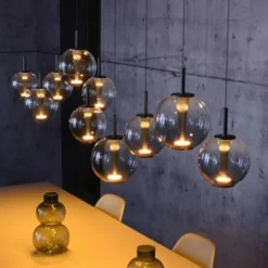 Neuhaus PURE® LED Pendelleuchte PURE E-Infinity, mystic grey mit e-Slide Funktion