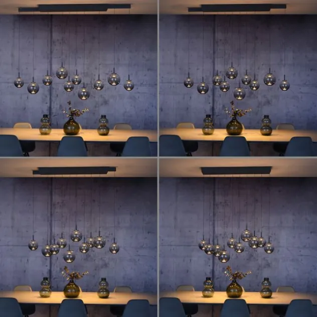 Neuhaus PURE® LED Pendelleuchte PURE E-Infinity, mystic grey mit e-Slide Funktion